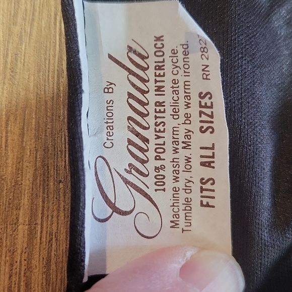 VINTAGE GRANADA Black Green Floral Mock Cinch Shoulder Mumu Kaftan Housecoat - Picture 3 of 11